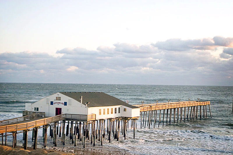 Kitty Hawk Pier at sunrise